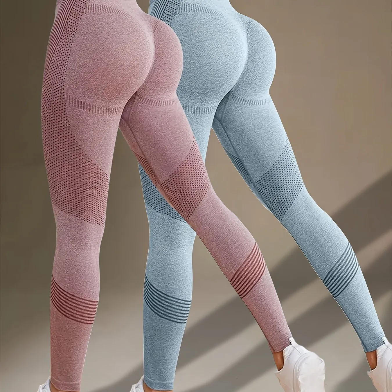 2-Pack High-Stretch Tummy Control Yoga Leggings