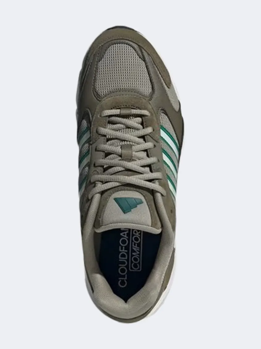 Adidas Crazychaos 2000 Men Sportswear Shoes Silver Pebble/Olive