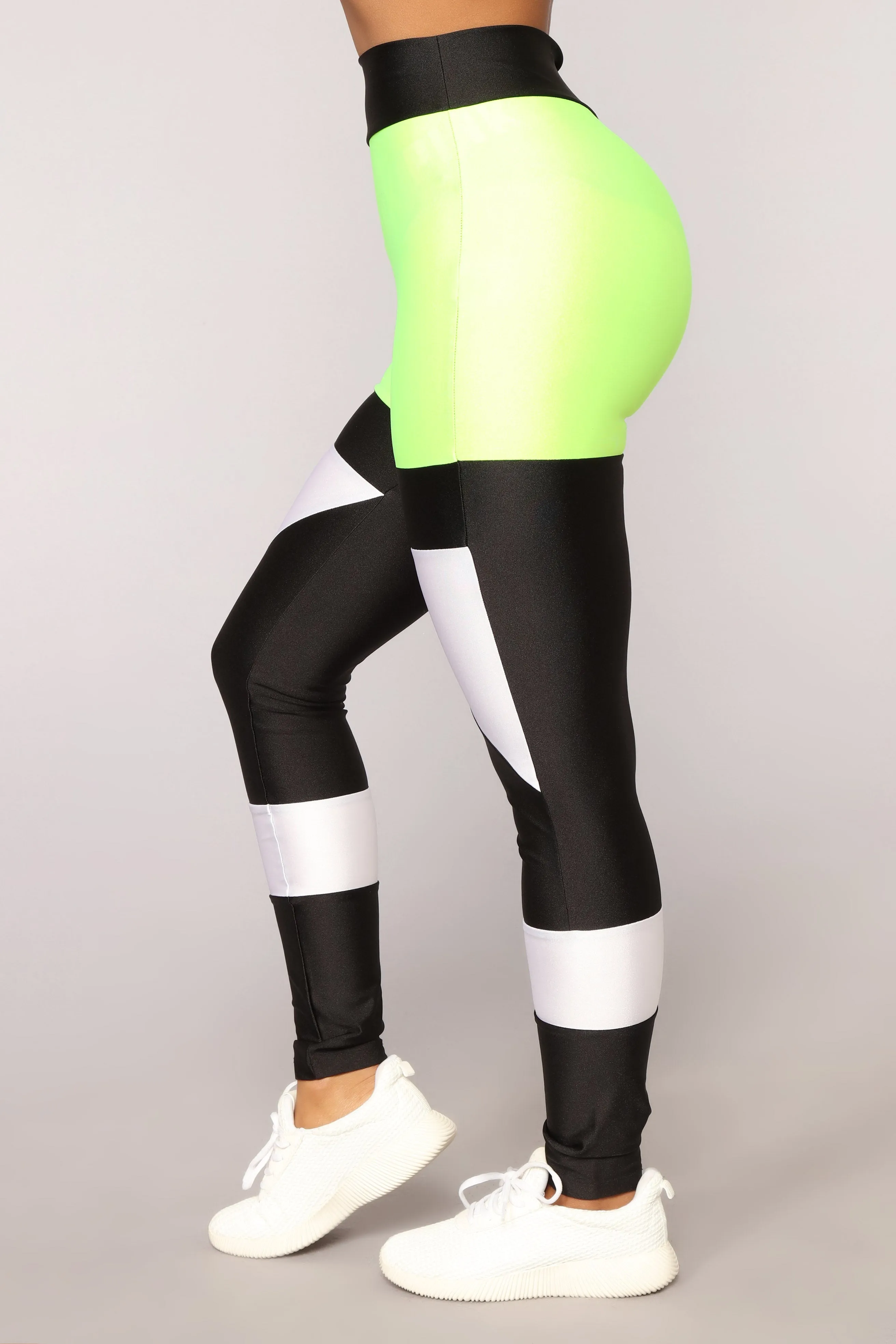 Anahi Leggings - Black/Yellow