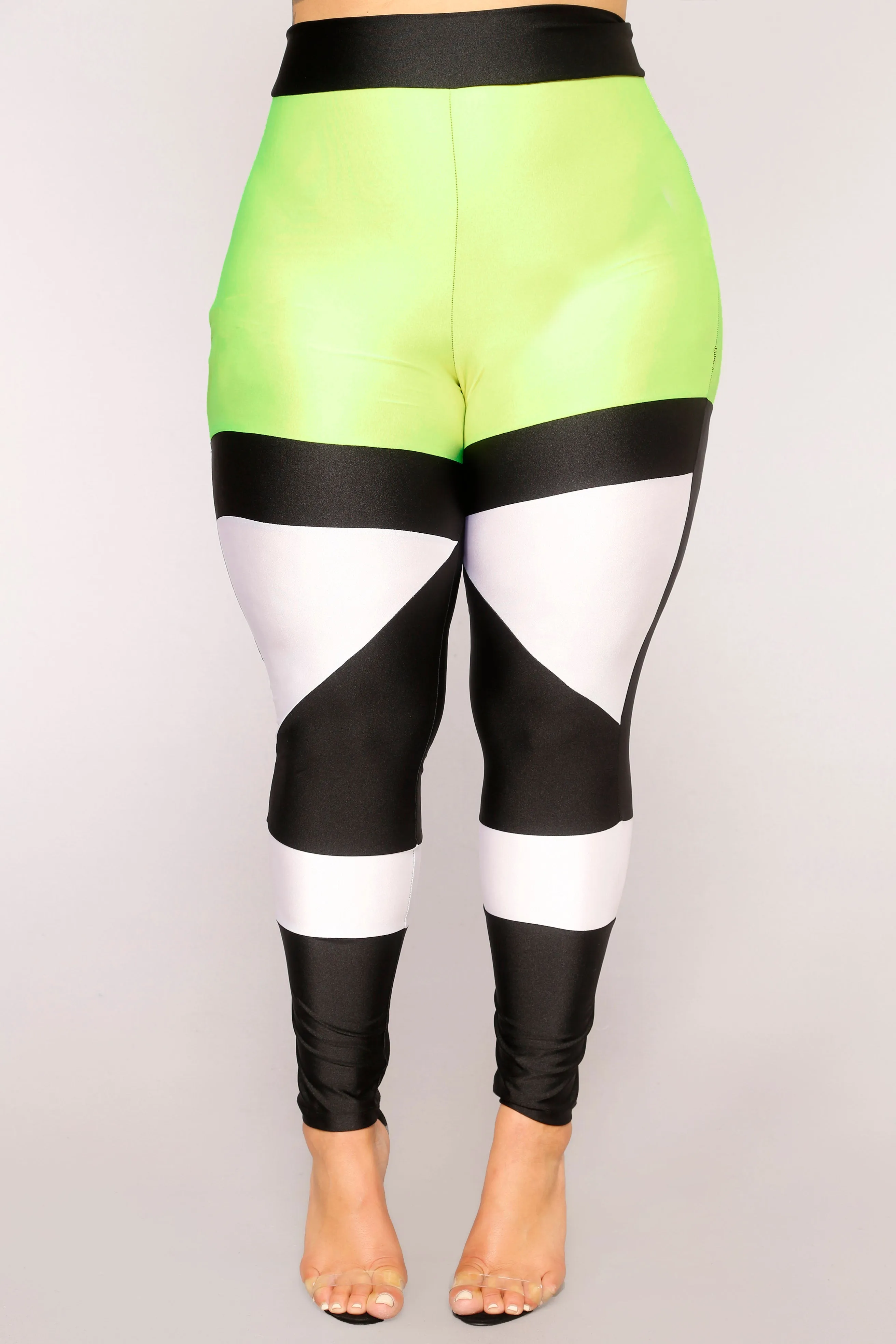 Anahi Leggings - Black/Yellow