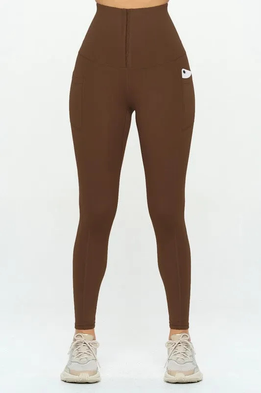 Body Shaper Corset Leggings with Pockets