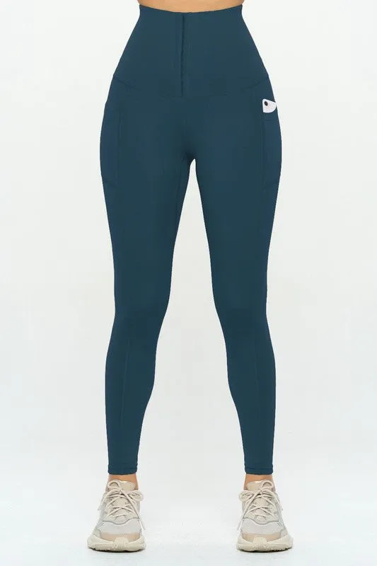Body Shaper Corset Leggings with Pockets