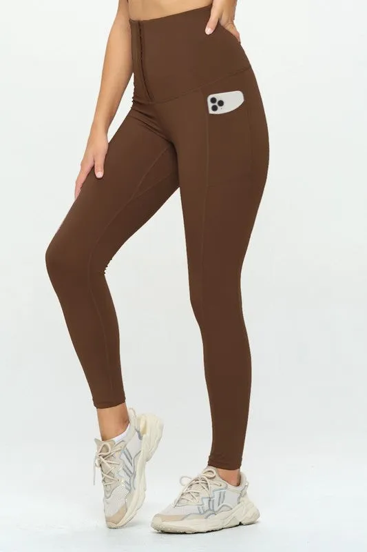 Body Shaper Corset Leggings with Pockets