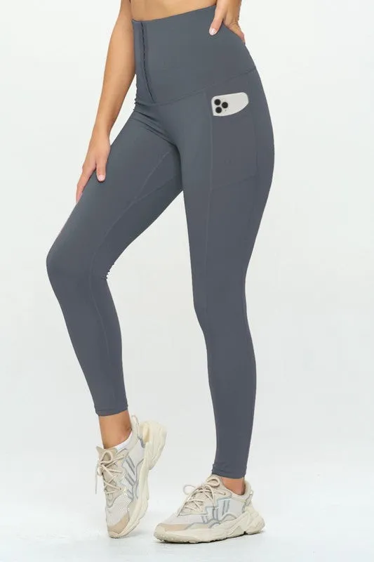 Body Shaper Corset Leggings with Pockets