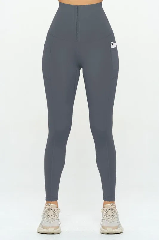 Body Shaper Corset Leggings with Pockets