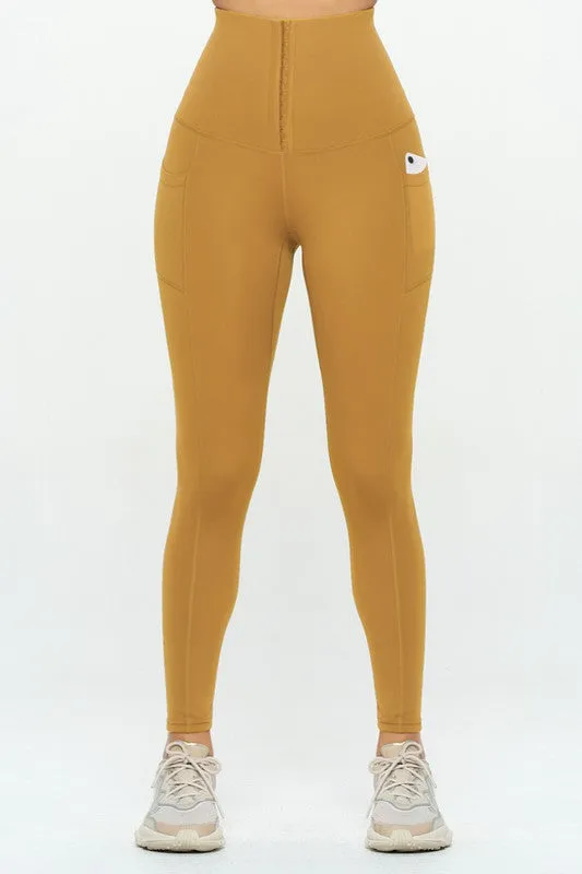 Body Shaper Corset Leggings with Pockets