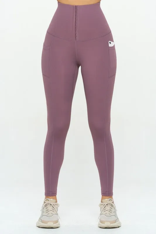 Body Shaper Corset Leggings with Pockets