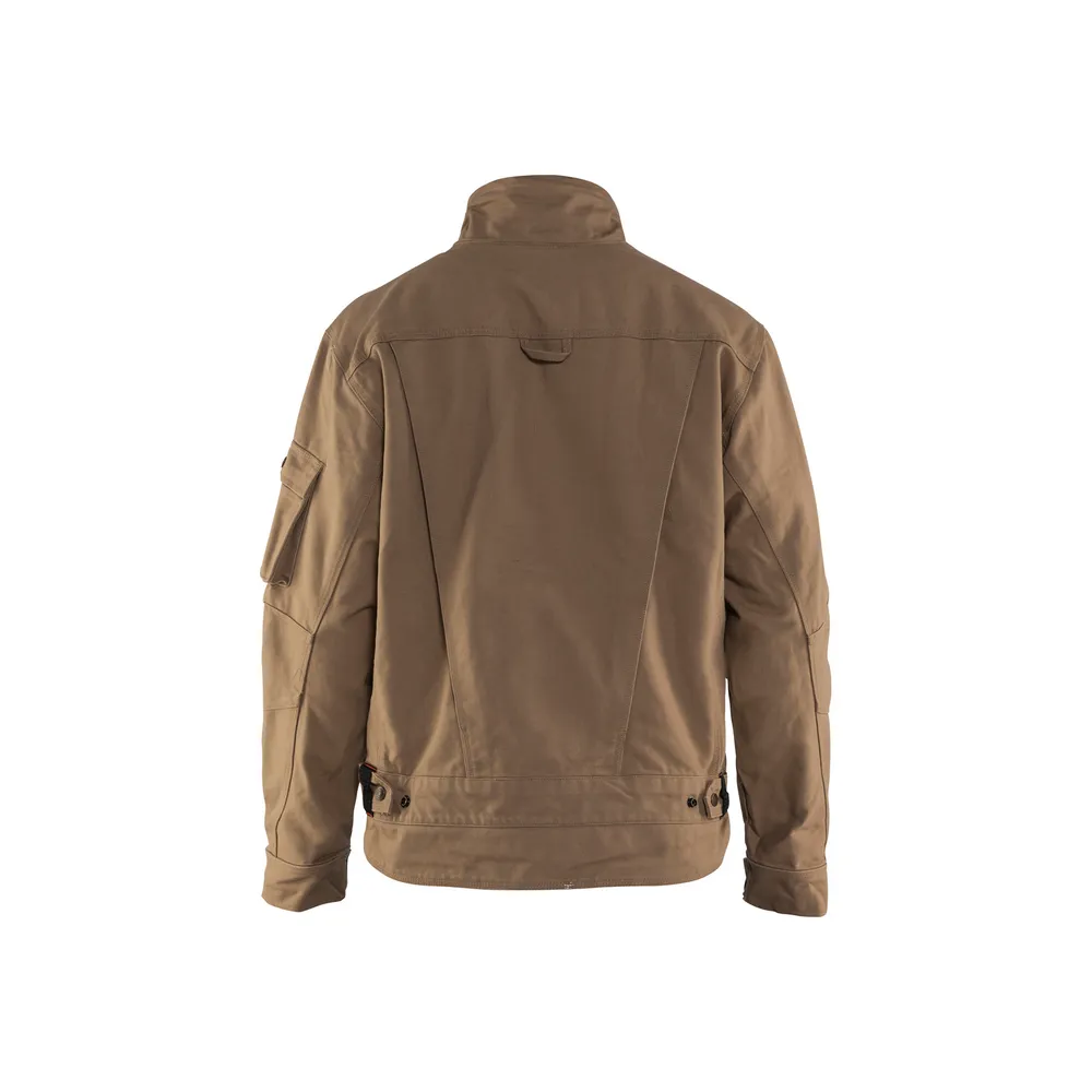 BRAWNY CANVAS JACKET - 2800-Antique Khaki | Blaklader 40621320