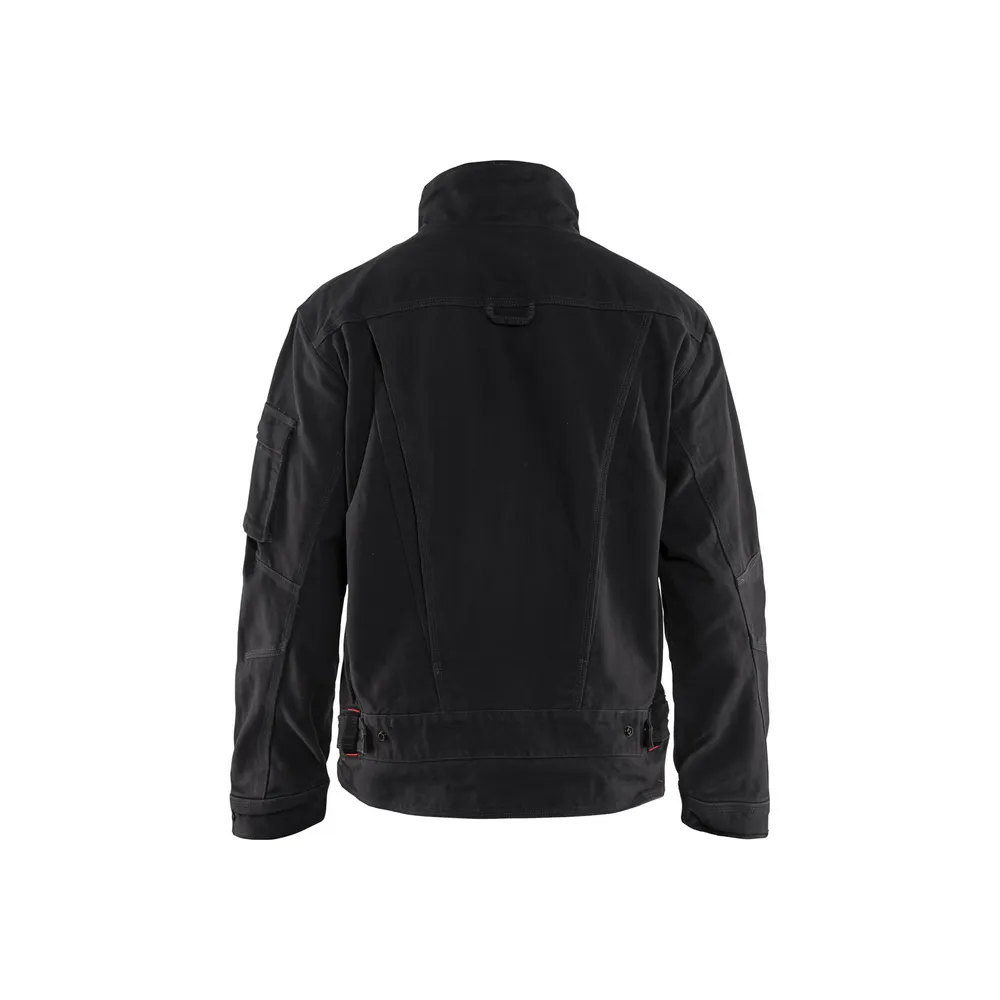 BRAWNY CANVAS JACKET - 9900-Black | Blaklader 40621320