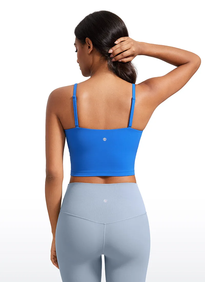 Butterluxe Adjustable Spaghetti Strap Built in Bra Tanks