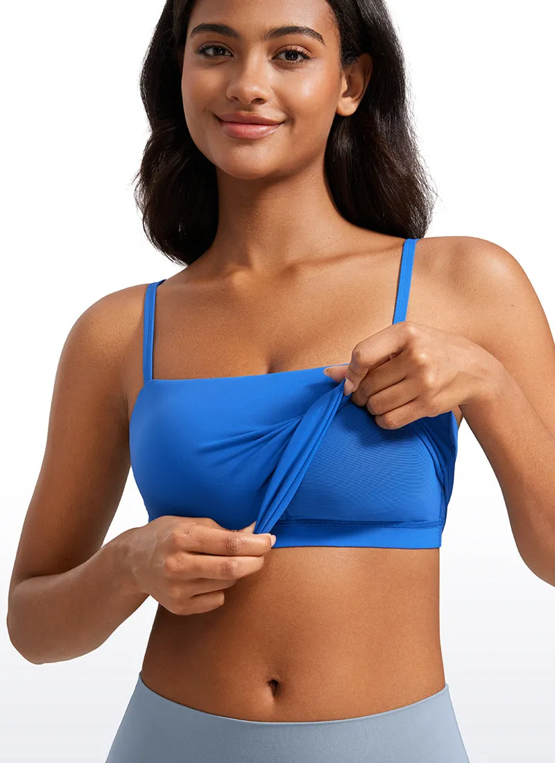 Butterluxe Adjustable Spaghetti Strap Built in Bra Tanks