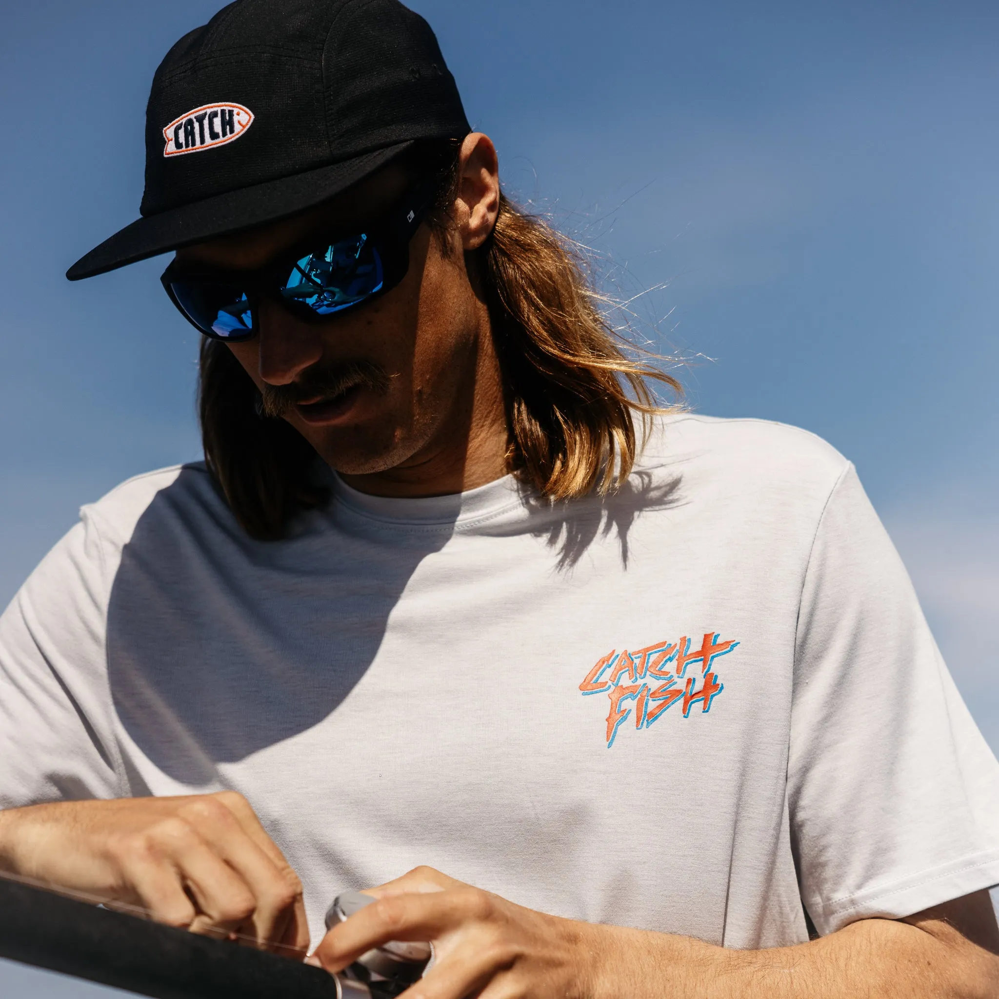 Catch Fish // Slash Fish S/S Tech Tee