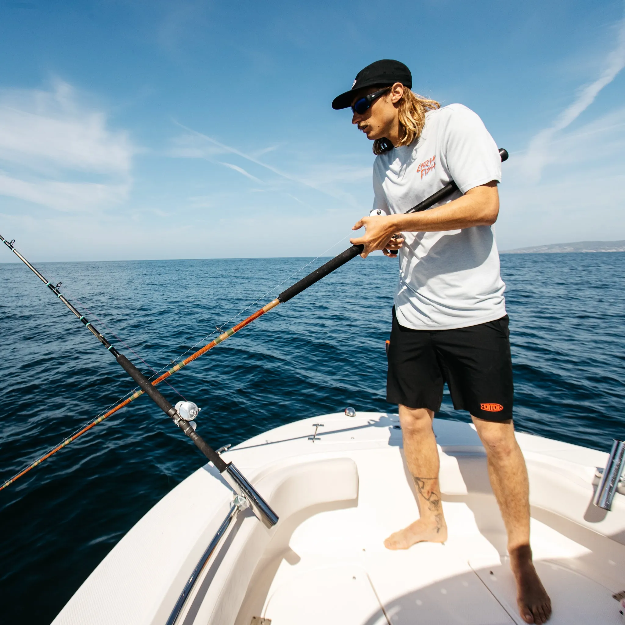Catch Fish // Slash Fish S/S Tech Tee