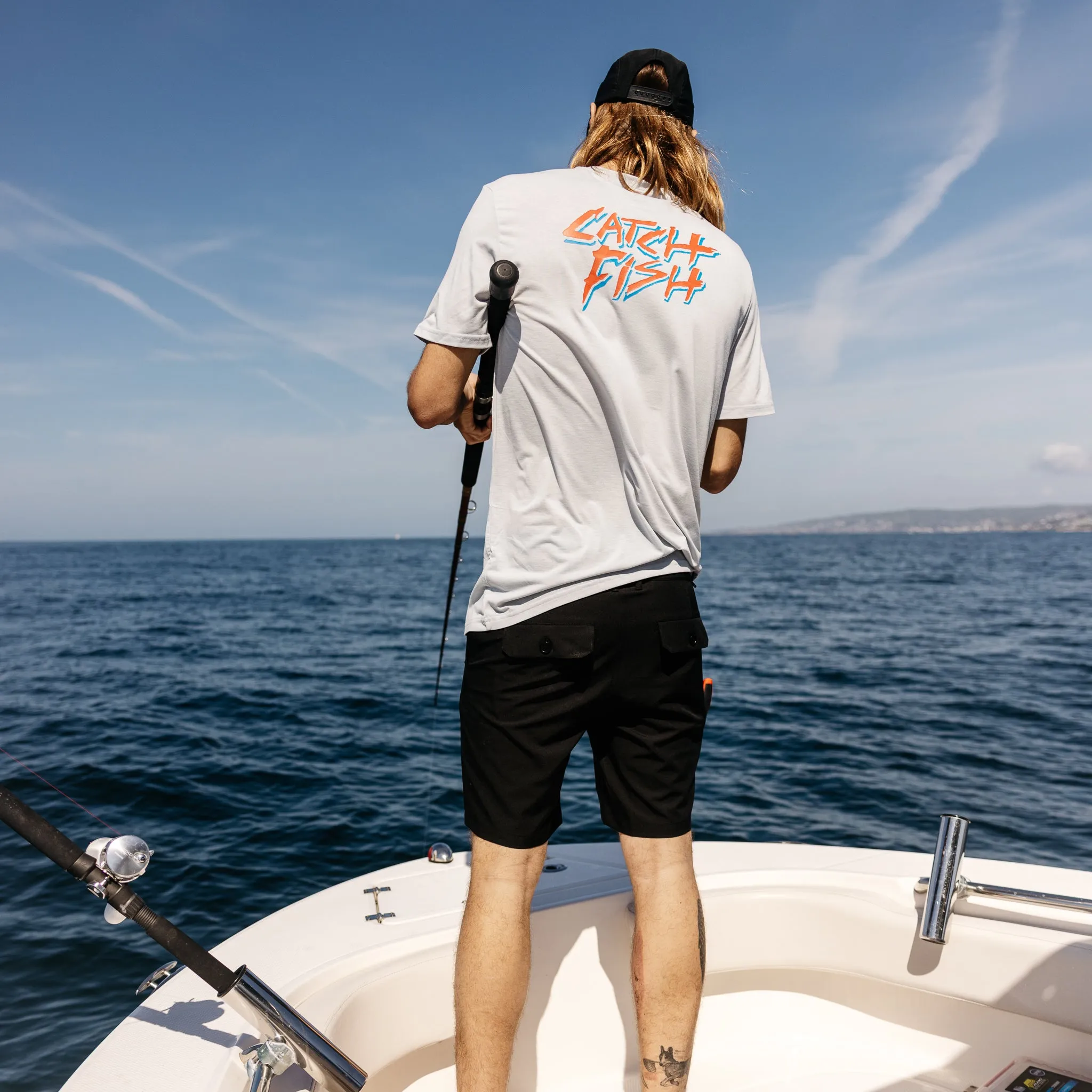 Catch Fish // Slash Fish S/S Tech Tee