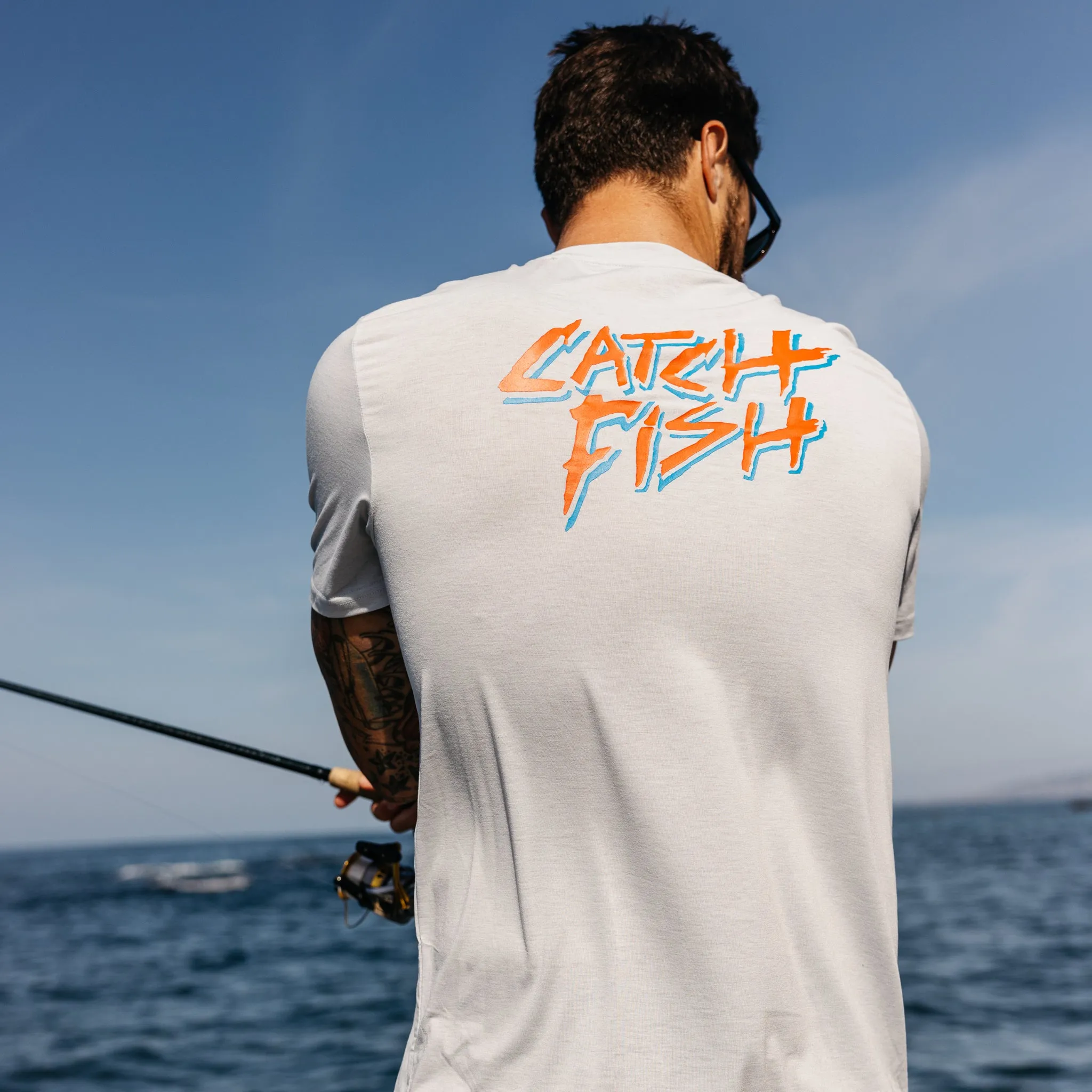 Catch Fish // Slash Fish S/S Tech Tee