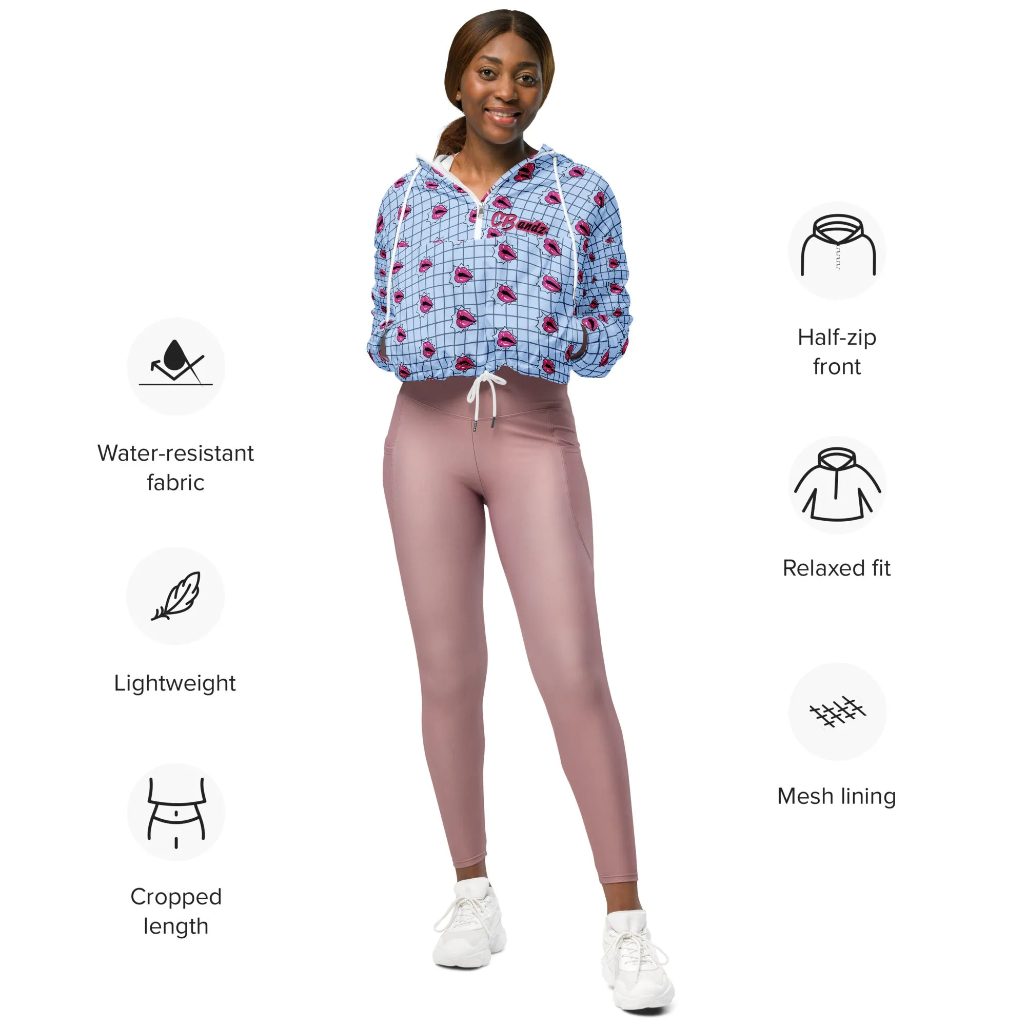 #CB CBANDZ Women’s Cropped Windbreaker