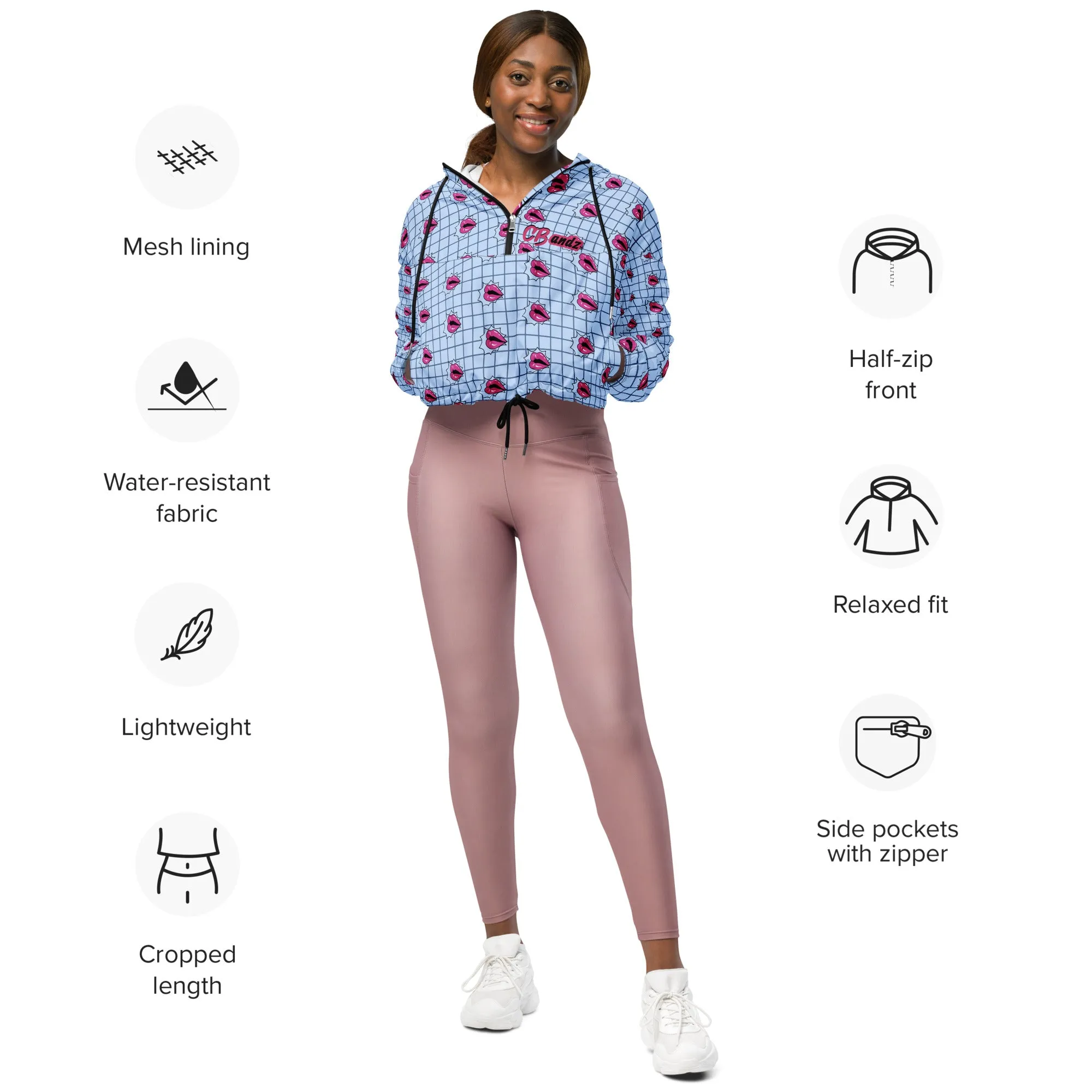 #CB CBANDZ Women’s Cropped Windbreaker