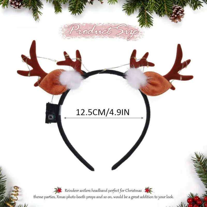Christmas LED Deer Antler Headbands