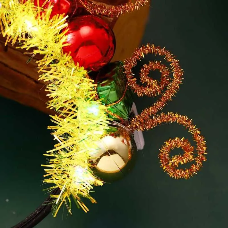 Christmas LED Xmas Ball Headbands