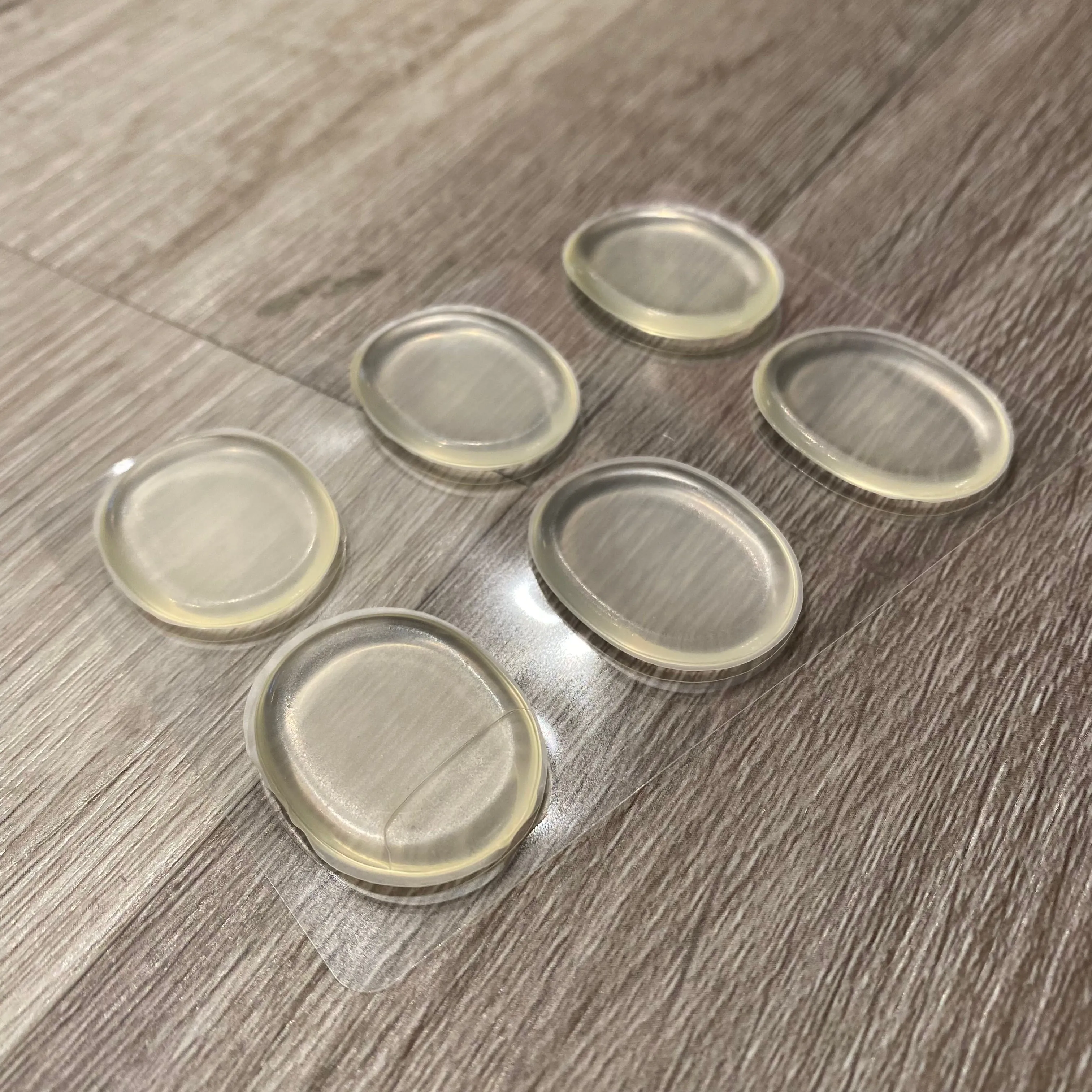 Clear Gel Oval Spots