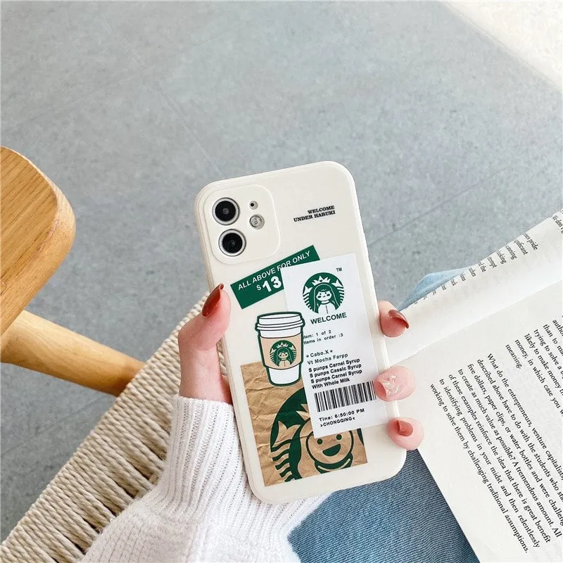 Cute Starbucks Coffee cup iPhone Case