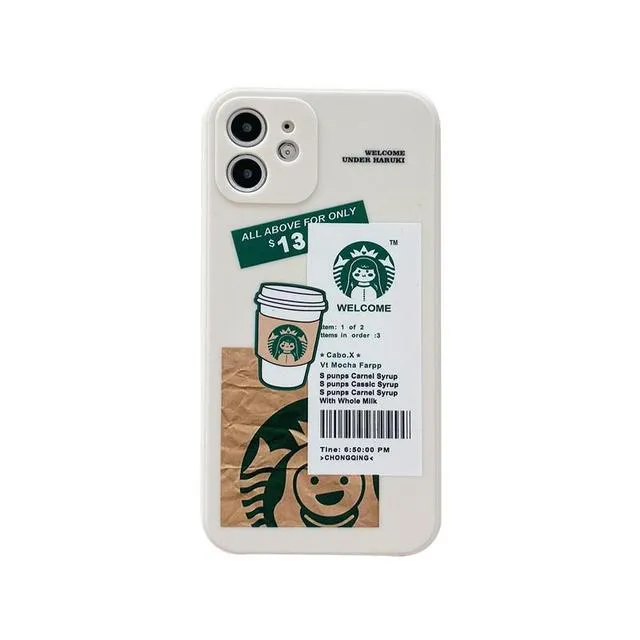 Cute Starbucks Coffee cup iPhone Case