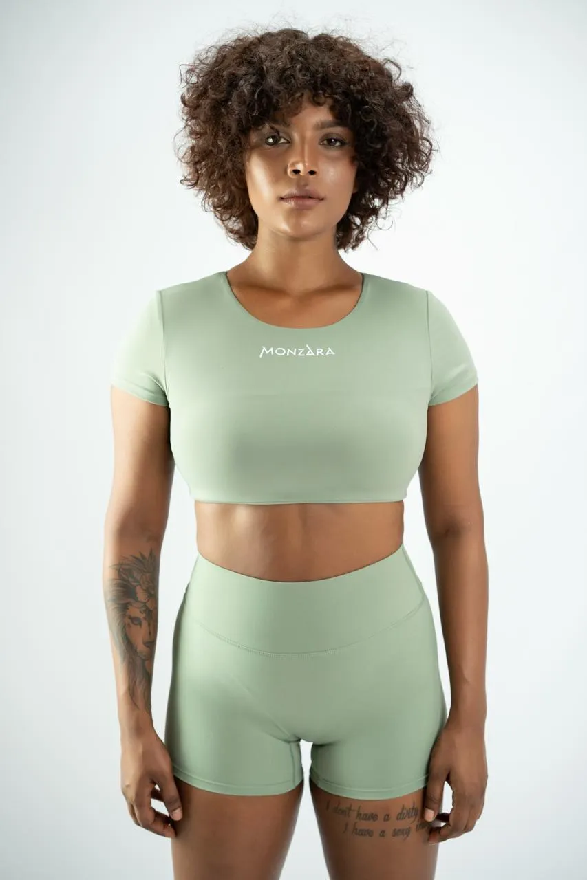 Empower Seamless Crop Top - Royal Blue   2 colors