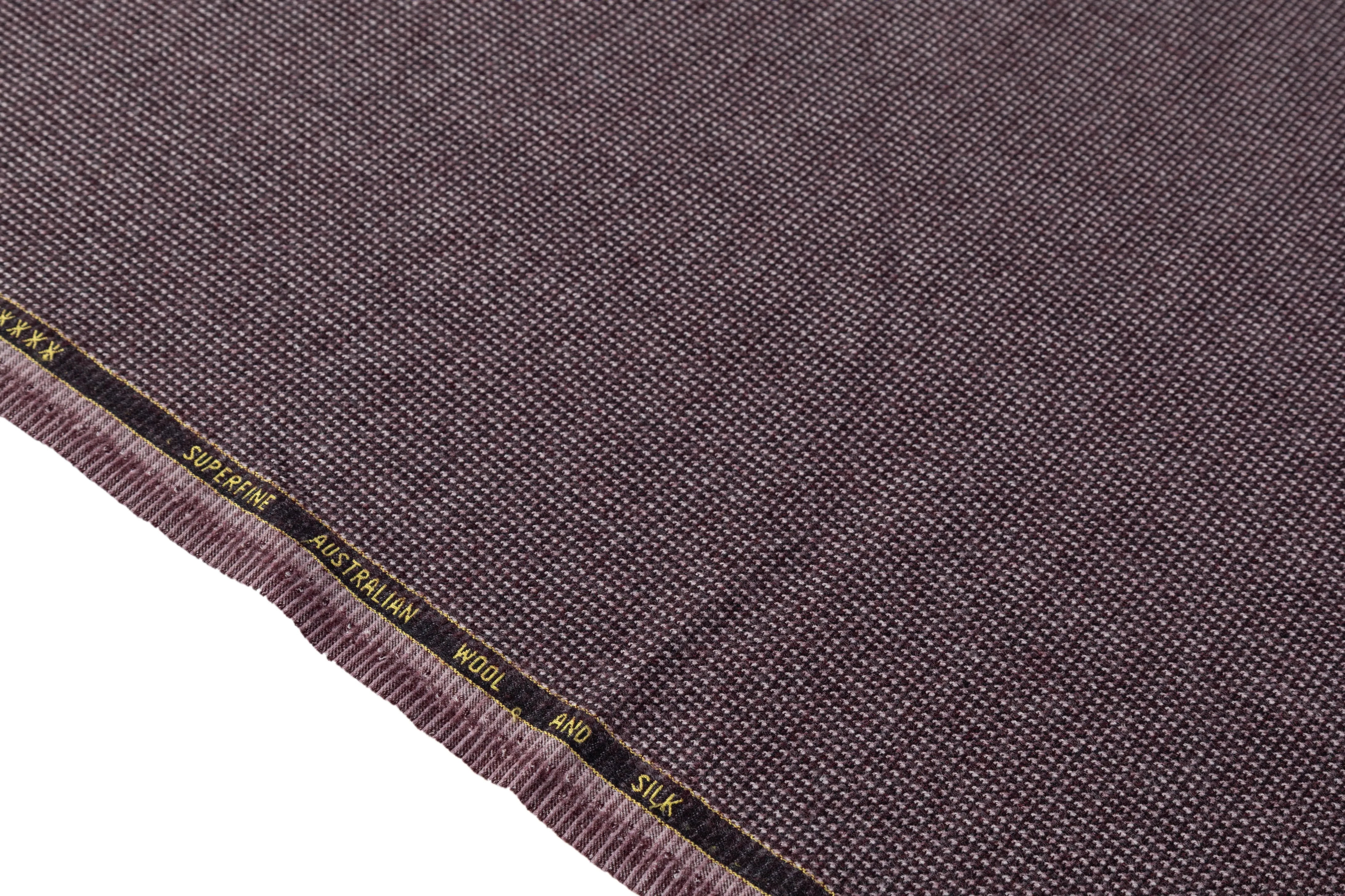 Ermenegildo Zegna - Superfine Australian Wool and Silk Tweed - Dark Mauve