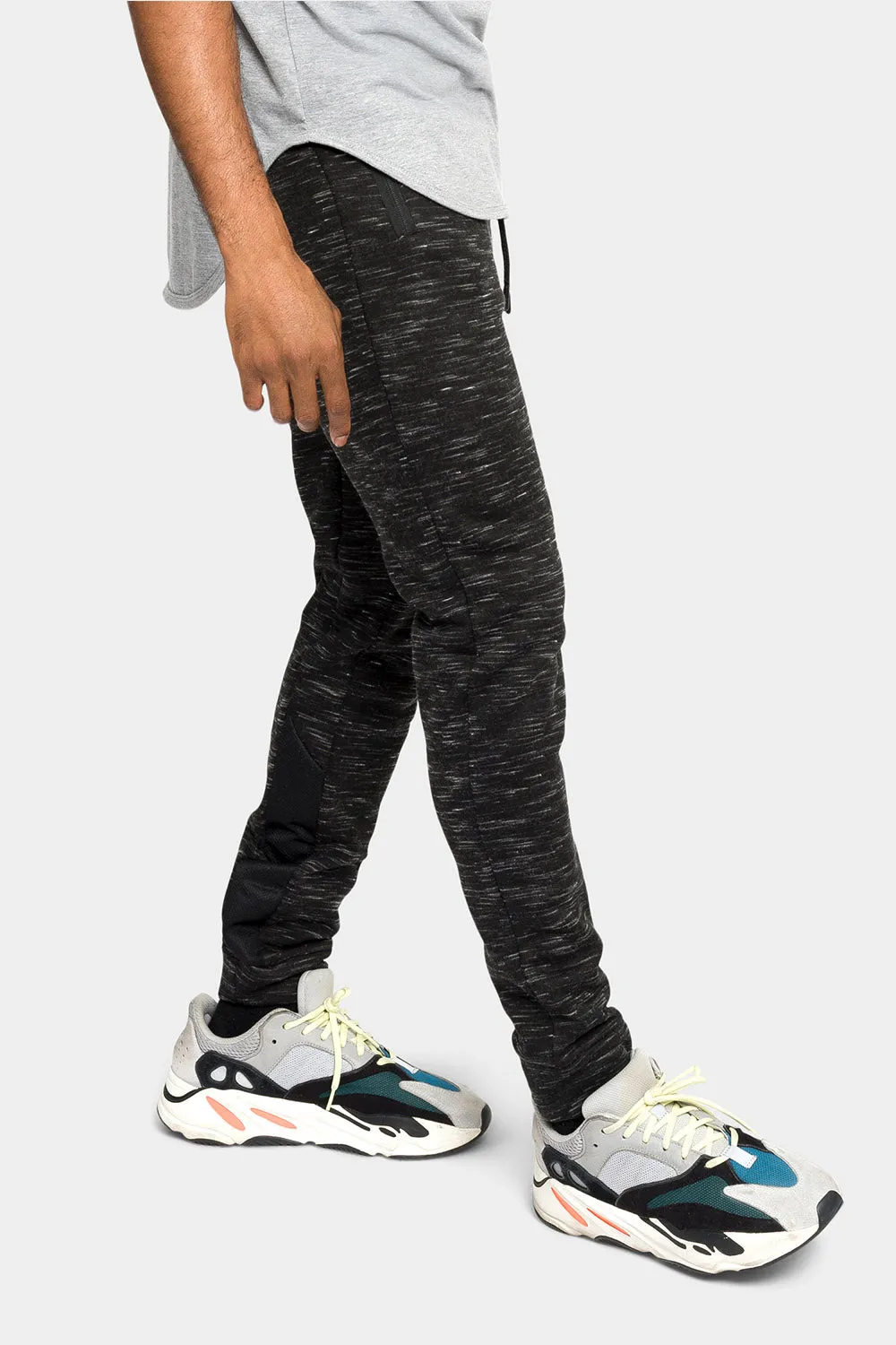 Heathered Cuffed Jogger Sweatpants