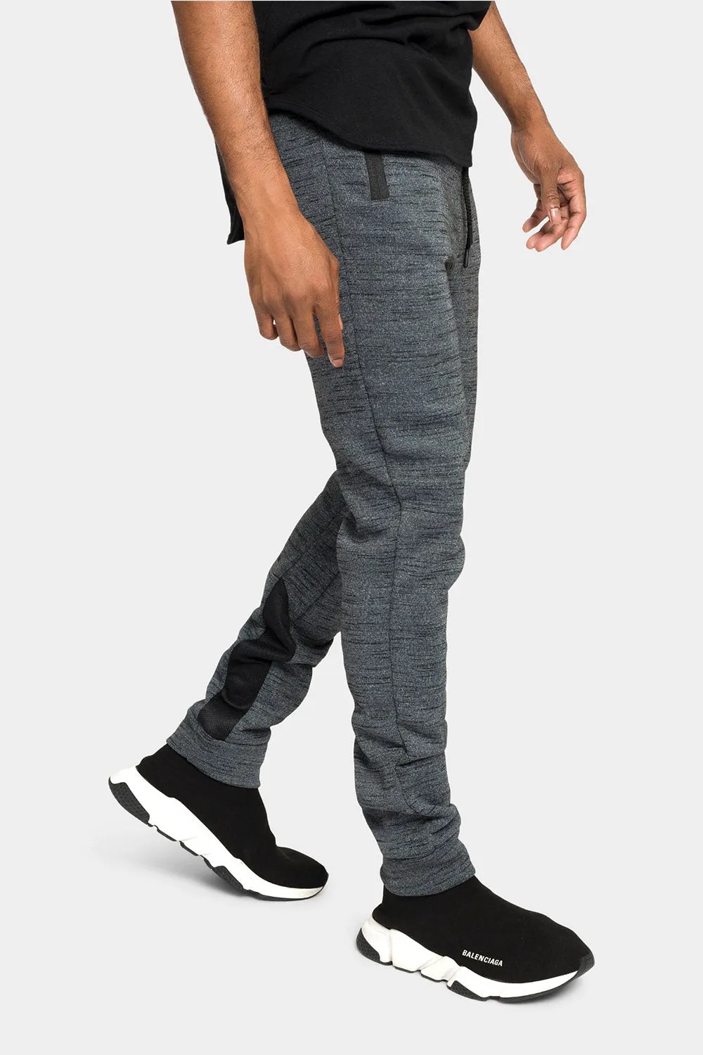 Heathered Cuffed Jogger Sweatpants