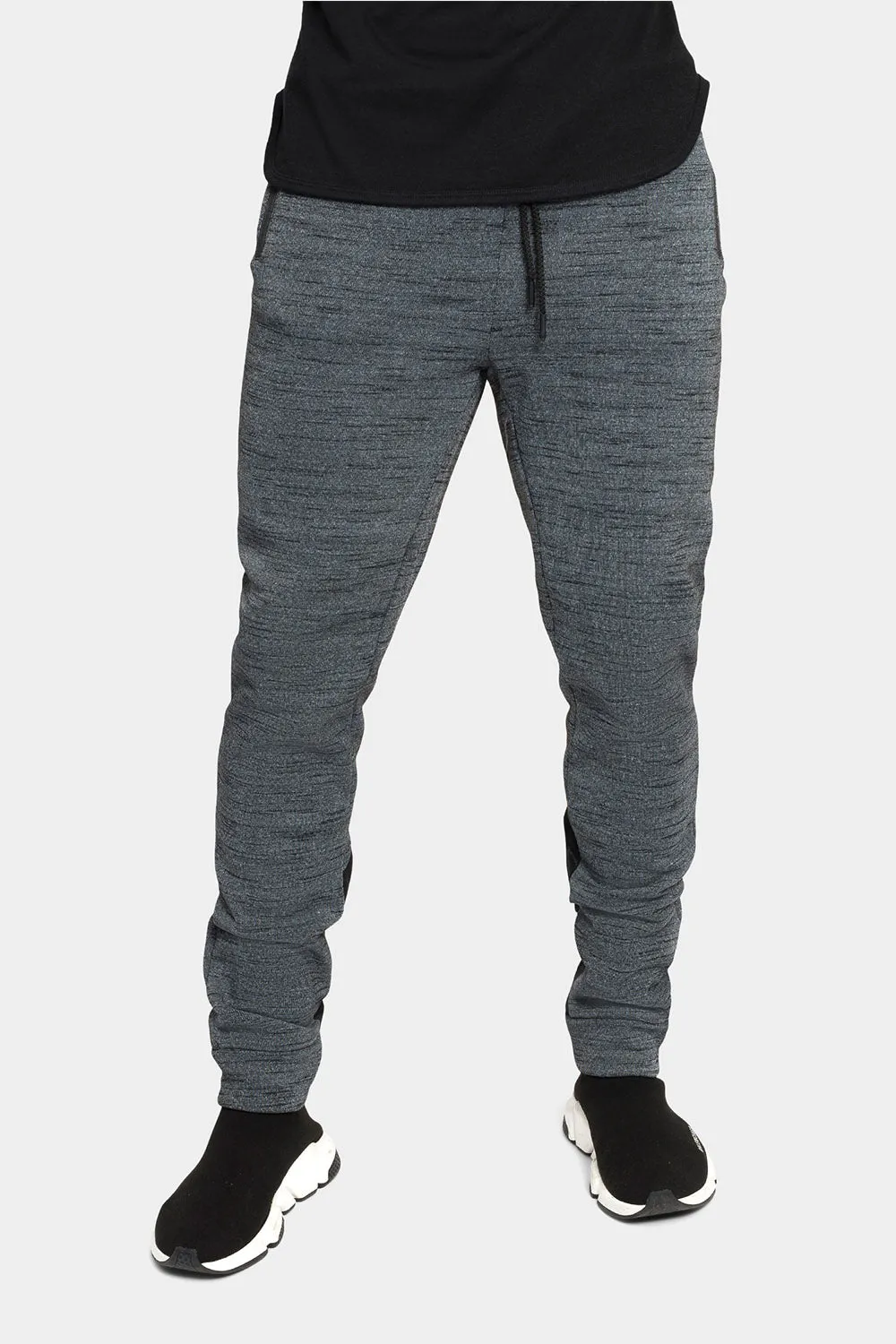 Heathered Cuffed Jogger Sweatpants