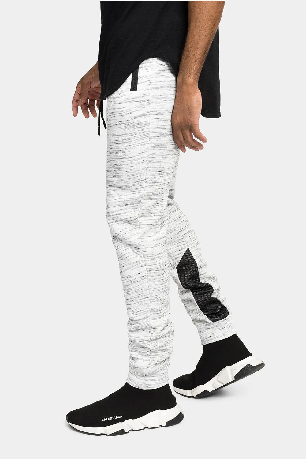 Heathered Cuffed Jogger Sweatpants