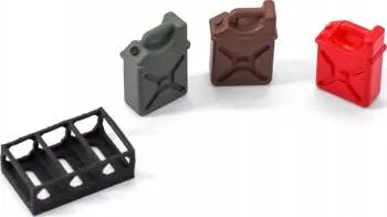 Hobby Details plastic 1/24 mini oil tanks with carriage