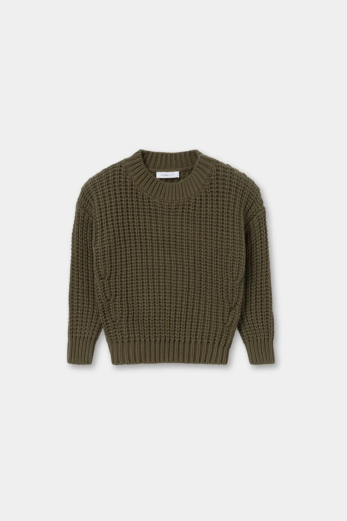 KIDS EMERY KNIT | DARK OLIVE