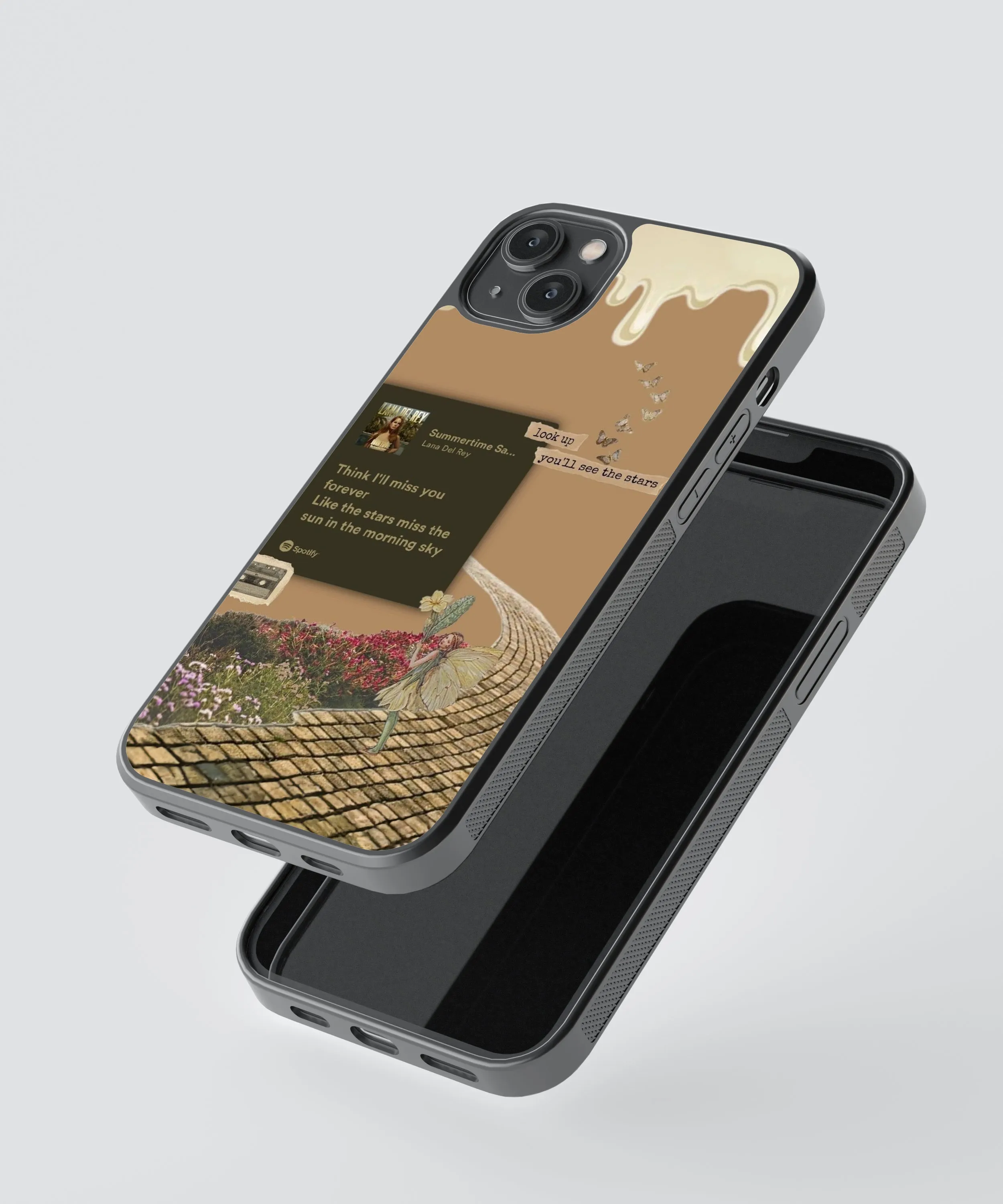 Lana Del Rey Summertime Sadness Spotify Glass Phone Case
