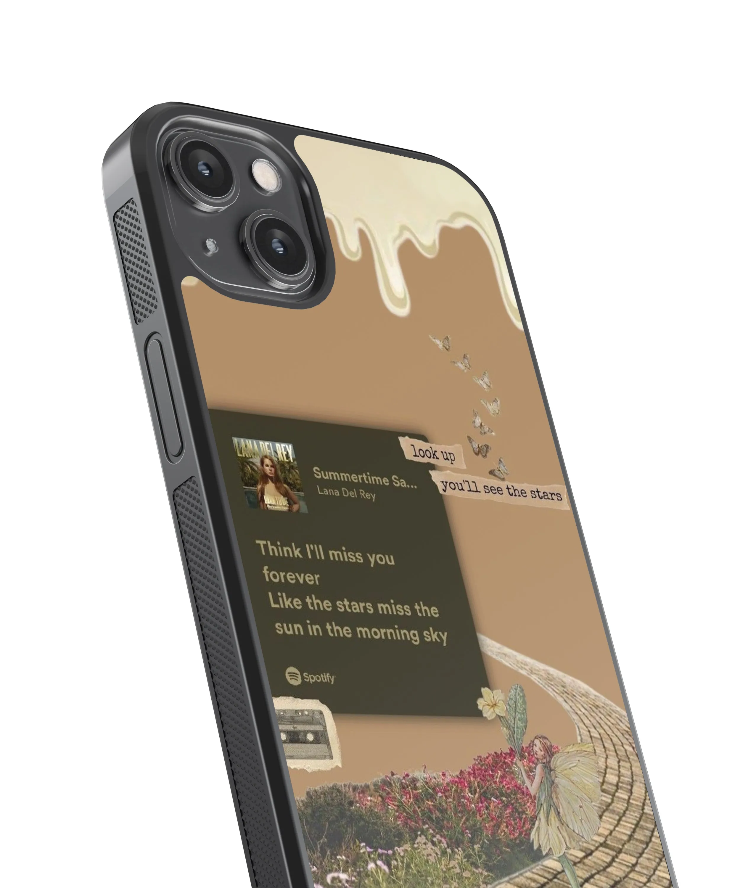 Lana Del Rey Summertime Sadness Spotify Glass Phone Case