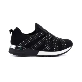 Novara Black Silver Dots Sneakers