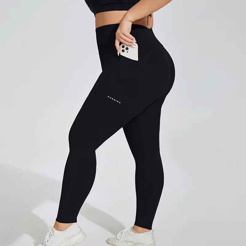 Plus-Size High-Waist Performance Leggings