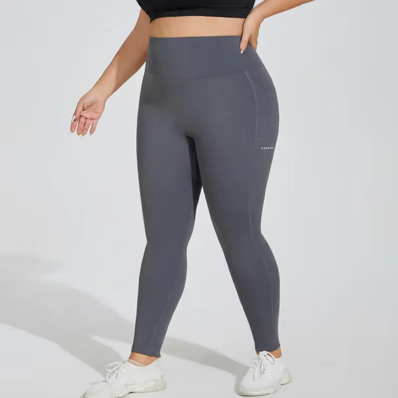 Plus-Size High-Waist Performance Leggings