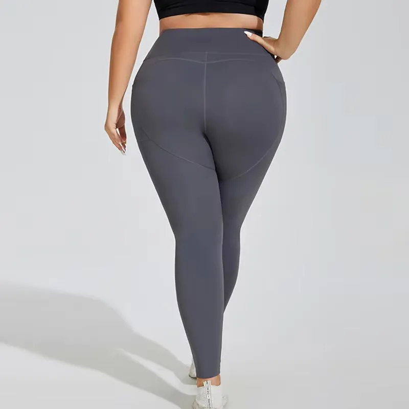 Plus-Size High-Waist Performance Leggings