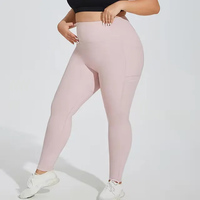 Plus-Size High-Waist Performance Leggings