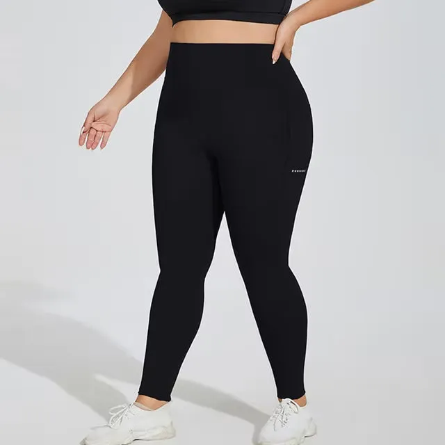 Plus-Size High-Waist Performance Leggings