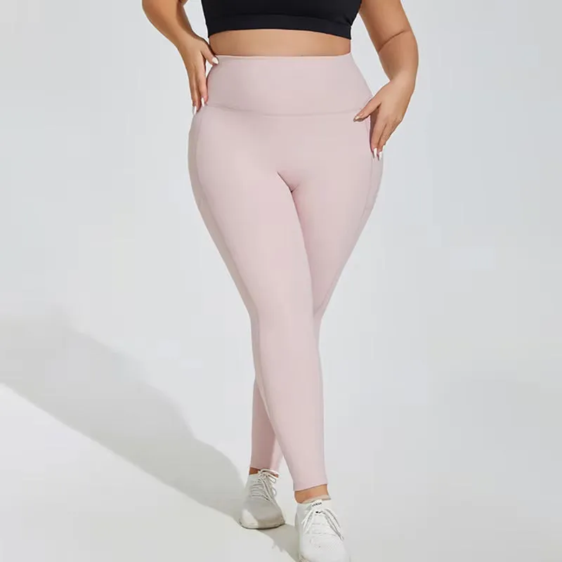 Plus-Size High-Waist Performance Leggings