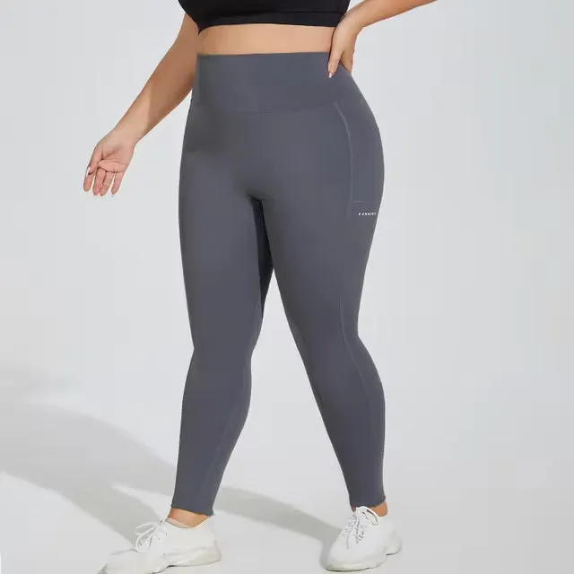 Plus-Size High-Waist Performance Leggings