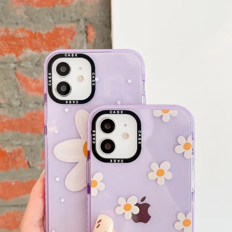 Purple Flowers iPhone Case