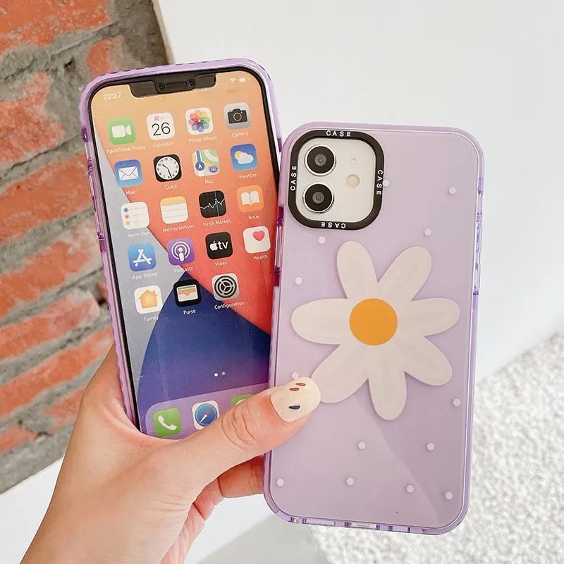 Purple Flowers iPhone Case