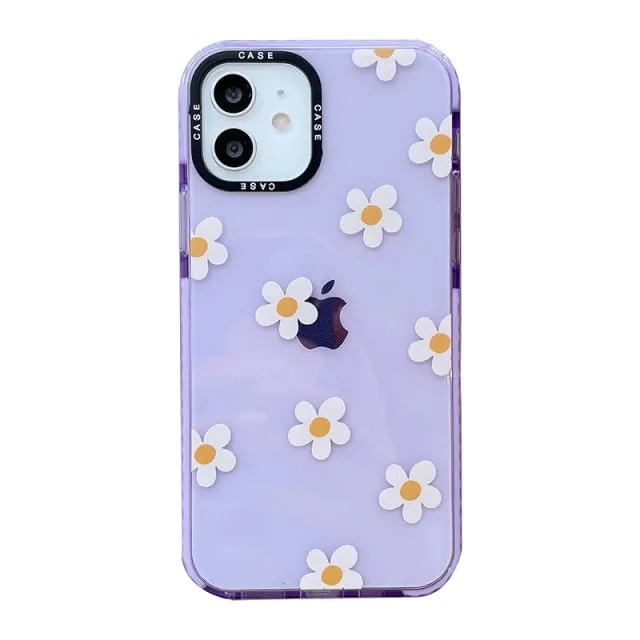 Purple Flowers iPhone Case