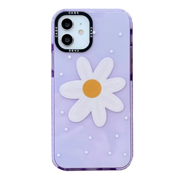 Purple Flowers iPhone Case