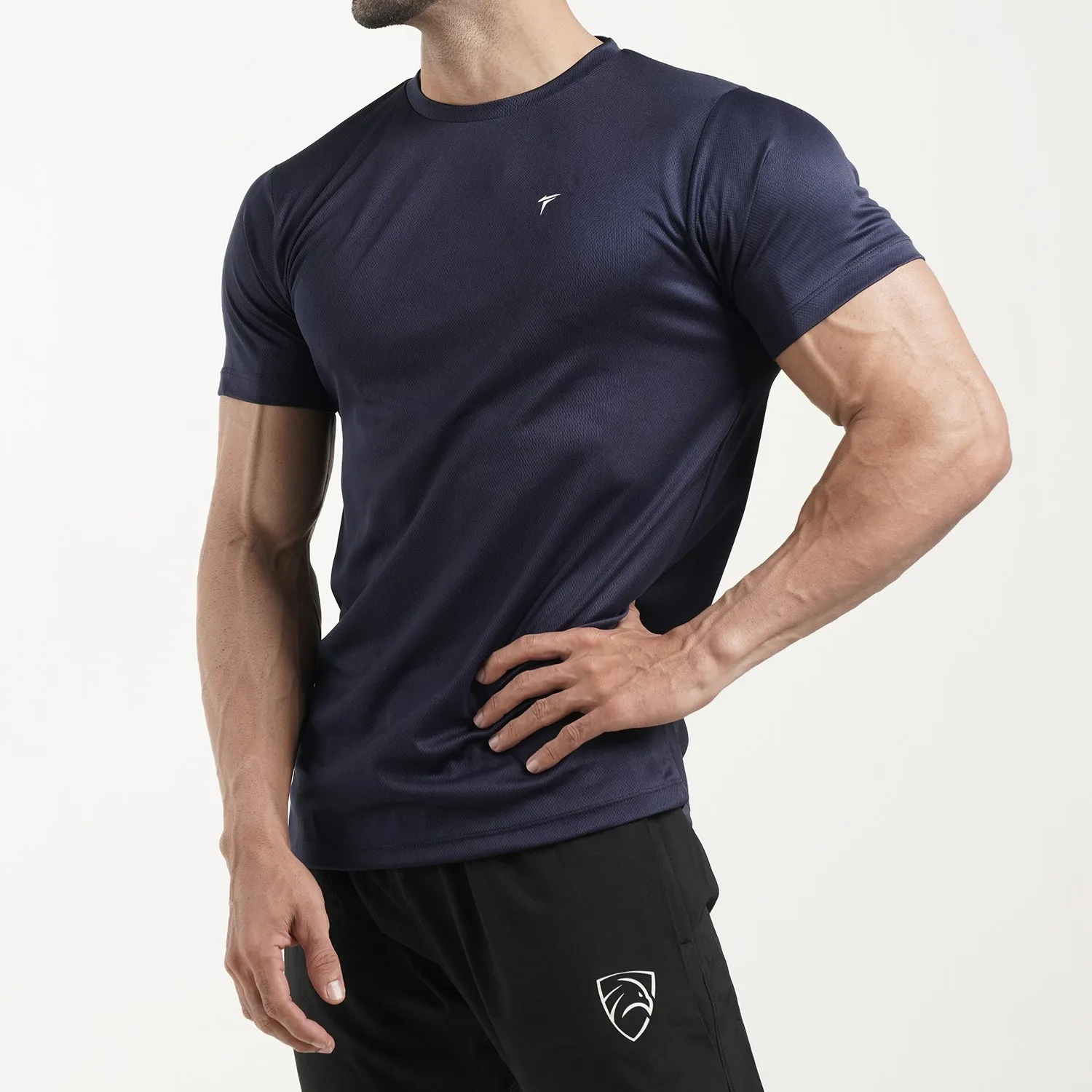Tf-Navy Fearless Mesh Tee
