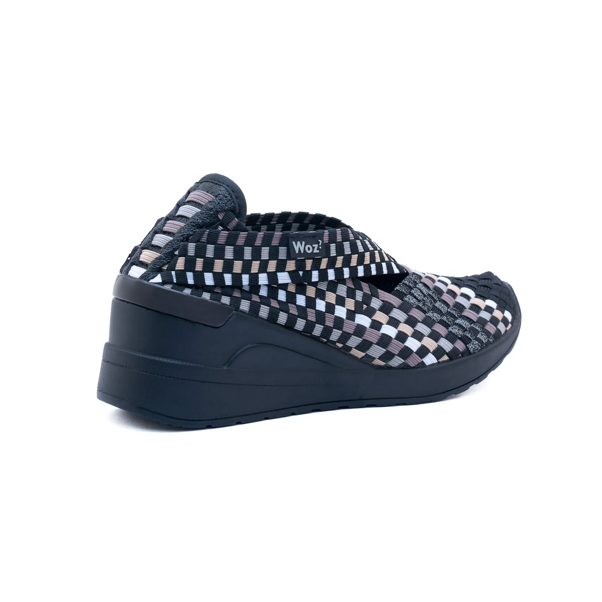 Tolone Black & Beige Sneakers
